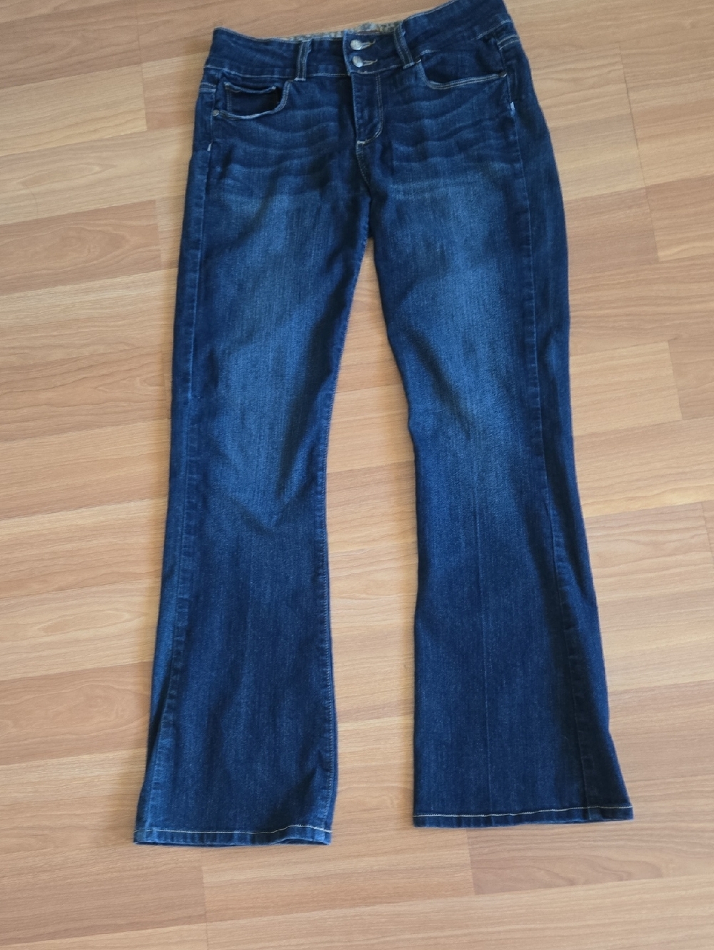 Women's Paige Brand Dark Blue Boot  Cut Jeans - Size 29